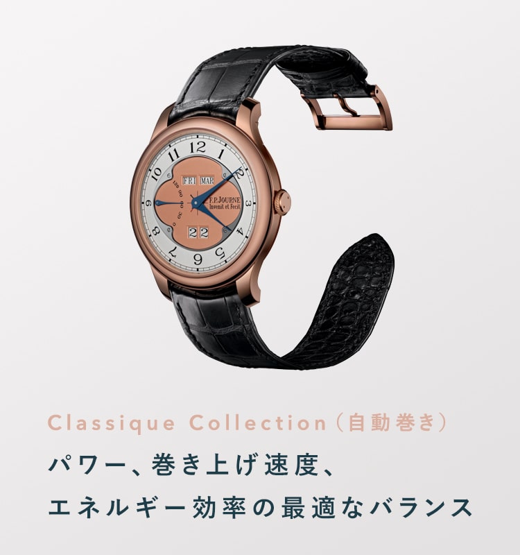Classique Collection（自動巻き） - パワー、巻き上げ速度、エネルギー効率の最適なバランス